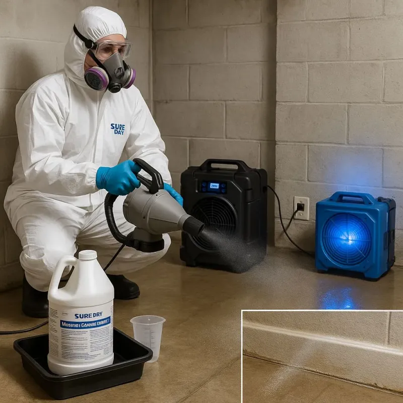 Sanitization and Odor Removal process in Arlington, MA