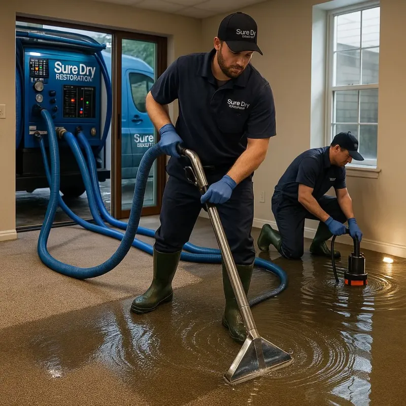 Water Extraction and Removal process in Arlington, MA